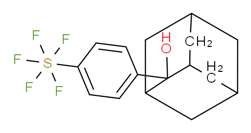 2-(4-(pentafluoromercapto)phenyl)adamantan-2-ol