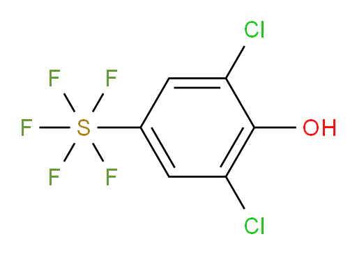 (3,5-Dichloro-4-hydroxyphenyl)sulfur pentafluoride