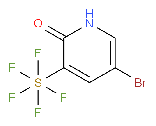 5-bromo-3-(pentafluoromercapto)pyridin-2(1H)-one