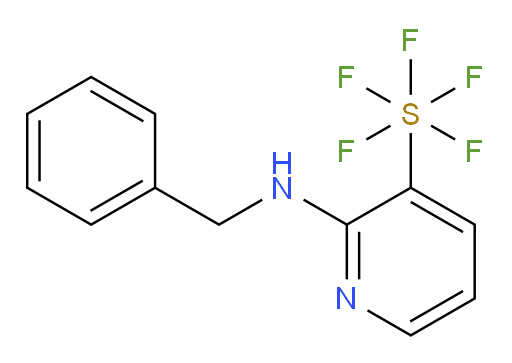 2-(benzylamino)pyridine-3-ylsulfur pentafluoride