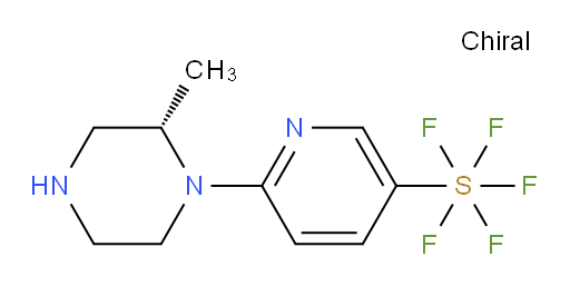 (S)-6-(2-methylpiperazin-1-yl)pyridine-3-ylsulfur pentafluoride