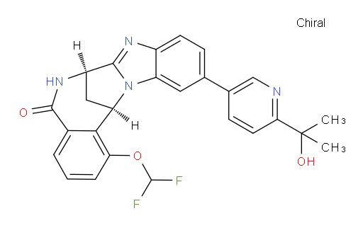 (7R,14R)-1-(difluoromethoxy)-6,7-dihydro-11-[6-(1-hydroxy-1-methylethyl)-pyridin-3-yl]-7,14-Methanobenzimidazo[1,2-b][2,5]benzodiazocin-5(14H)--one