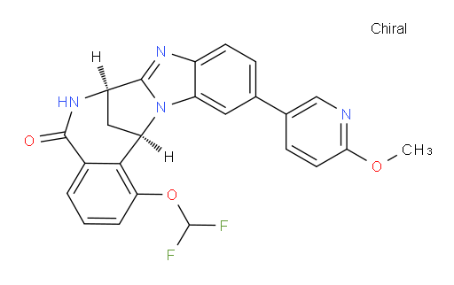 (7R,14R)-1-(difluoromethoxy)-6,7-dihydro-11-(6-methoxy-pyridin-3-yl)-7,14-Methanobenzimidazo[1,2-b][2,5]benzodiazocin-5(14H)--one
