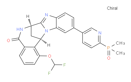 (7R,14R)-1-(difluoromethoxy)-11-[6-(dimethylphosphinyl)-pyridin-3-yl]-6,7-dihydro-7,14-Methanobenzimidazo[1,2-b][2,5]benzodiazocin-5(14H)--one