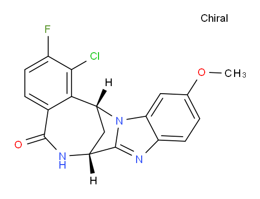 (7R,14R)-1-chloro-2-fluoro-6,7-dihydro-11-methoxy-7,14-Methanobenzimidazo[1,2-b][2,5]benzodiazocin-5(14H)--one