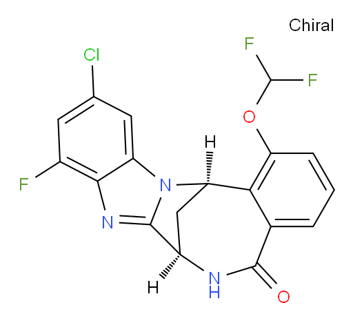 (7R,14R)-11-chloro-1-(difluoromethoxy)-9-fluoro-6,7-dihydro-7,14-Methanobenzimidazo[1,2-b][2,5]benzodiazocin-5(14H)--one