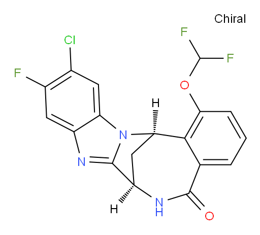 (7R,14R)-11-Chloro-1-(difluoromethoxy)-10-fluoro-6,7-dihydro-7,14-methanobenzimidazo[1,2-b][2,5]benzodiazocin-5(14H)--one