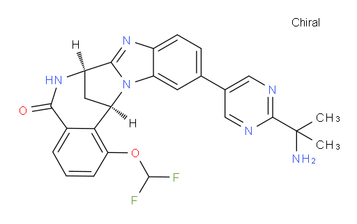 (7R,14R)-11-[2-(1-amino-1-methylethyl)-pyrimidin-5-yl]-1-(difluoromethoxy)-6,7-dihydro-7,14-Methanobenzimidazo[1,2-b][2,5]benzodiazocin-5(14H)--one