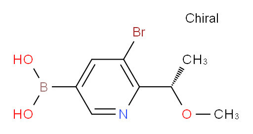 (S)-(5-bromo-6-(1-methoxyethyl)pyridin-3-yl)boronic acid