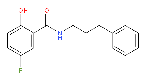 5-fluoro-2-hydroxy-N-(3-phenylpropyl)benzamide