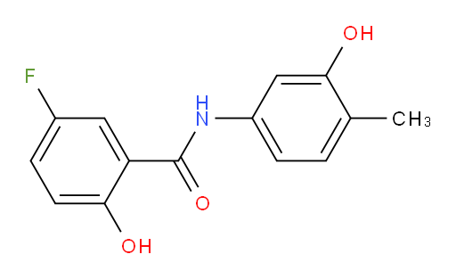 5-fluoro-2-hydroxy-N-(3-hydroxy-4-methylphenyl)benzamide