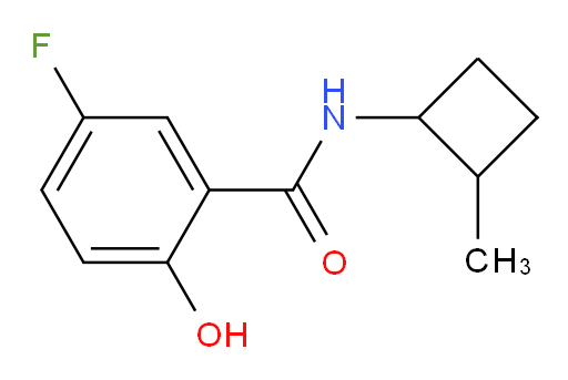 5-fluoro-2-hydroxy-N-(2-methylcyclobutyl)benzamide