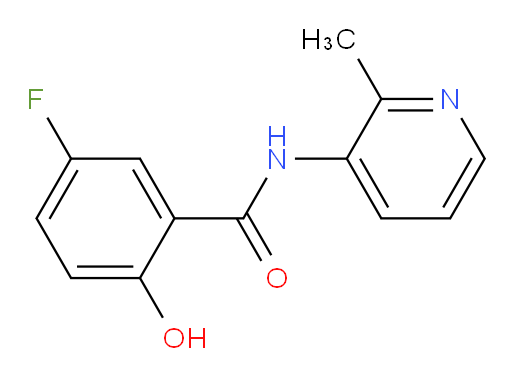 5-fluoro-2-hydroxy-N-(2-methylpyridin-3-yl)benzamide