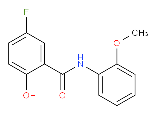 5-fluoro-2-hydroxy-N-(2-methoxyphenyl)benzamide