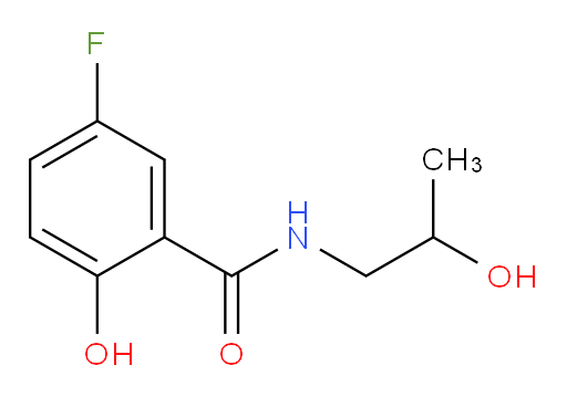 5-fluoro-2-hydroxy-N-(2-hydroxypropyl)benzamide