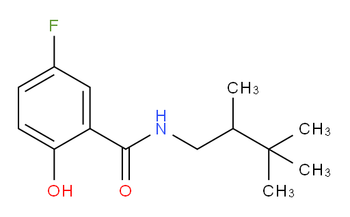 5-fluoro-2-hydroxy-N-(2,3,3-trimethylbutyl)benzamide