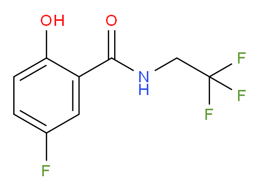 5-fluoro-2-hydroxy-N-(2,2,2-trifluoroethyl)benzamide