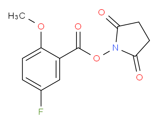 2,5-dioxopyrrolidin-1-yl 5-fluoro-2-methoxybenzoate