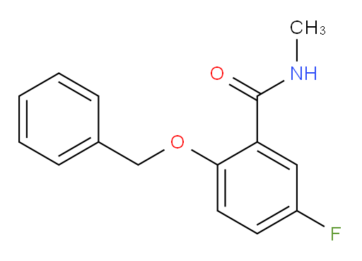 2-(benzyloxy)-5-fluoro-N-methylbenzamide