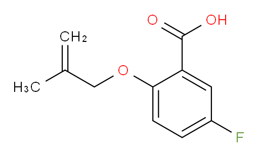 5-fluoro-2-((2-methylallyl)oxy)benzoic acid