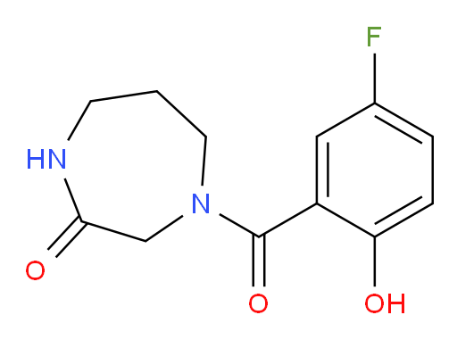 4-(5-fluoro-2-hydroxybenzoyl)-1,4-diazepan-2-one
