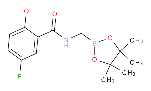 5-fluoro-2-hydroxy-N-((4,4,5,5-tetramethyl-1,3,2-dioxaborolan-2-yl)methyl)benzamide