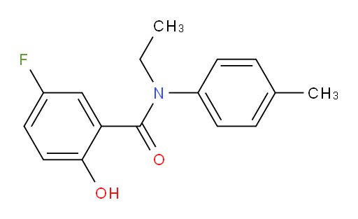 N-ethyl-5-fluoro-2-hydroxy-N-(p-tolyl)benzamide