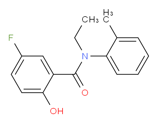 N-ethyl-5-fluoro-2-hydroxy-N-(o-tolyl)benzamide