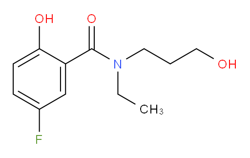 N-ethyl-5-fluoro-2-hydroxy-N-(3-hydroxypropyl)benzamide