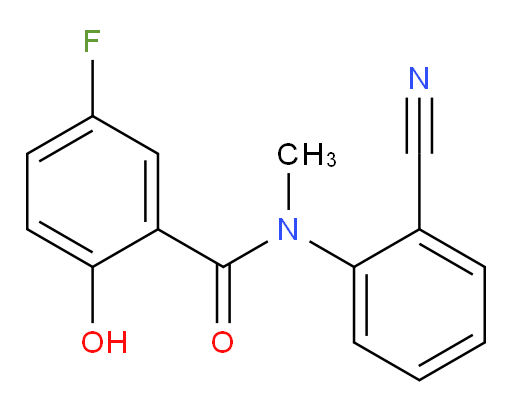 N-(2-cyanophenyl)-5-fluoro-2-hydroxy-N-methylbenzamide