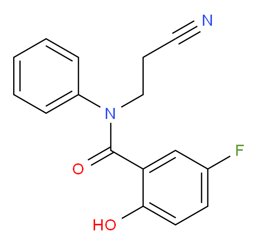 N-(2-cyanoethyl)-5-fluoro-2-hydroxy-N-phenylbenzamide