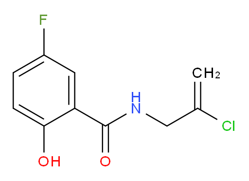 N-(2-chloroallyl)-5-fluoro-2-hydroxybenzamide