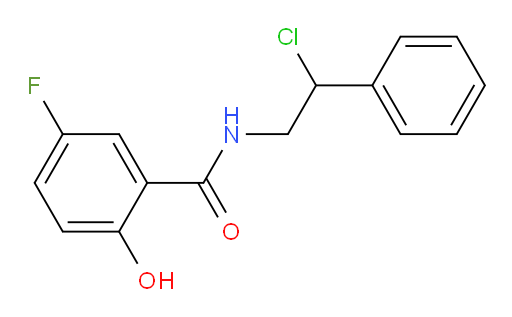 N-(2-chloro-2-phenylethyl)-5-fluoro-2-hydroxybenzamide