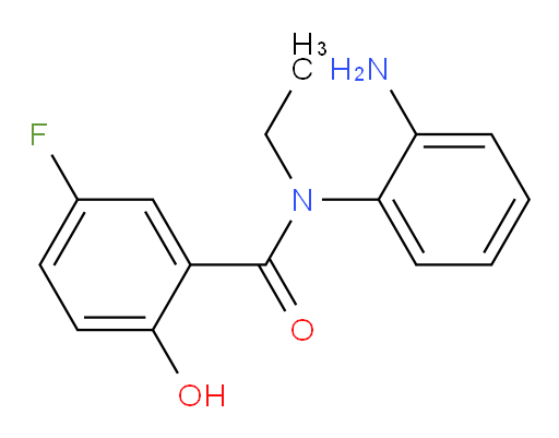 N-(2-aminophenyl)-N-ethyl-5-fluoro-2-hydroxybenzamide
