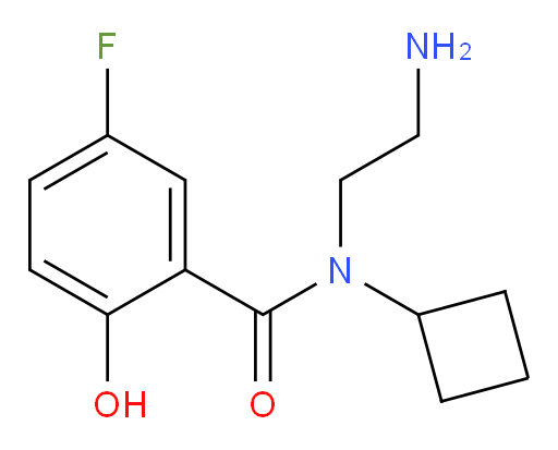 N-(2-aminoethyl)-N-cyclobutyl-5-fluoro-2-hydroxybenzamide