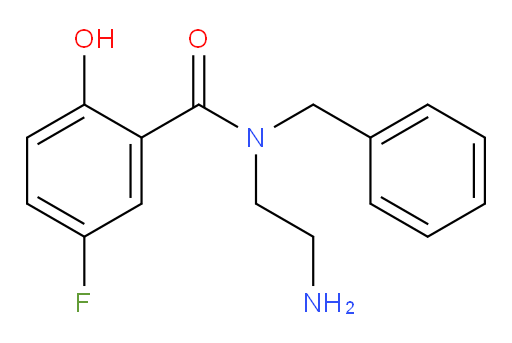 N-(2-aminoethyl)-N-benzyl-5-fluoro-2-hydroxybenzamide