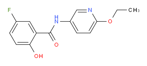 N-(6-ethoxypyridin-3-yl)-5-fluoro-2-hydroxybenzamide