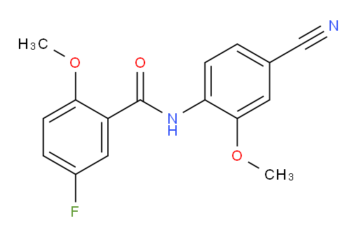 N-(4-cyano-2-methoxyphenyl)-5-fluoro-2-methoxybenzamide