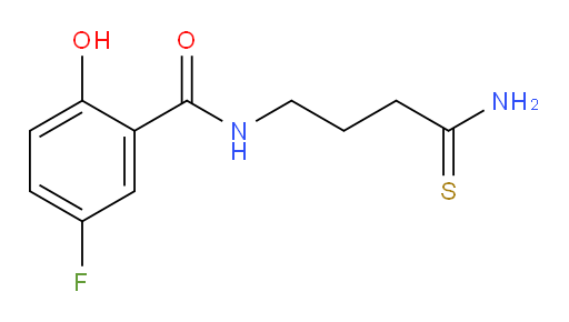 N-(4-amino-4-thioxobutyl)-5-fluoro-2-hydroxybenzamide