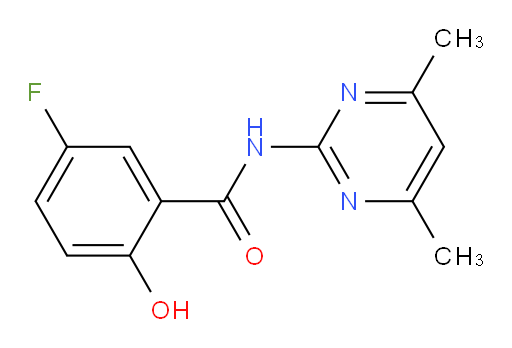 N-(4,6-dimethylpyrimidin-2-yl)-5-fluoro-2-hydroxybenzamide