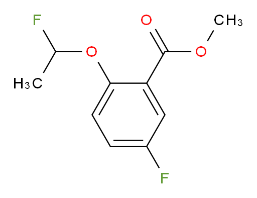 methyl 5-fluoro-2-(1-fluoroethoxy)benzoate