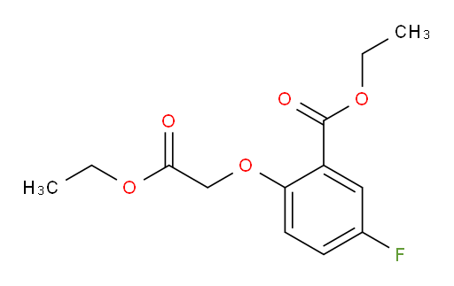 ethyl 2-(2-ethoxy-2-oxoethoxy)-5-fluorobenzoate