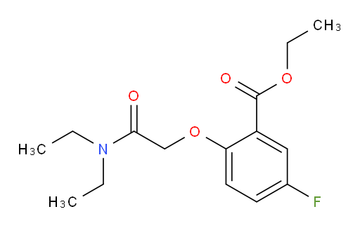 ethyl 2-(2-(diethylamino)-2-oxoethoxy)-5-fluorobenzoate