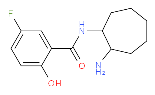 N-(2-aminocycloheptyl)-5-fluoro-2-hydroxybenzamide