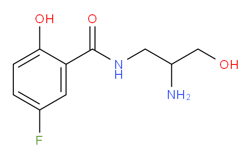 N-(2-amino-3-hydroxypropyl)-5-fluoro-2-hydroxybenzamide