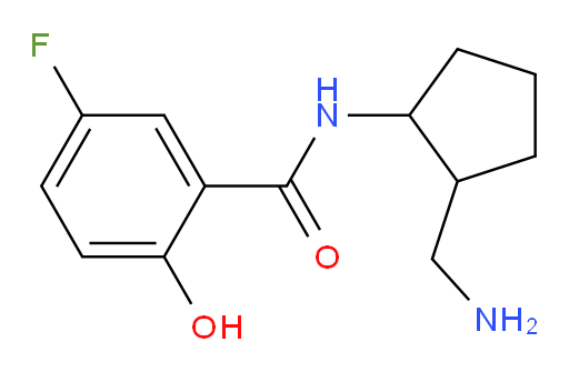 N-(2-(aminomethyl)cyclopentyl)-5-fluoro-2-hydroxybenzamide