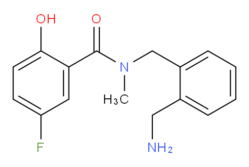 N-(2-(aminomethyl)benzyl)-5-fluoro-2-hydroxy-N-methylbenzamide