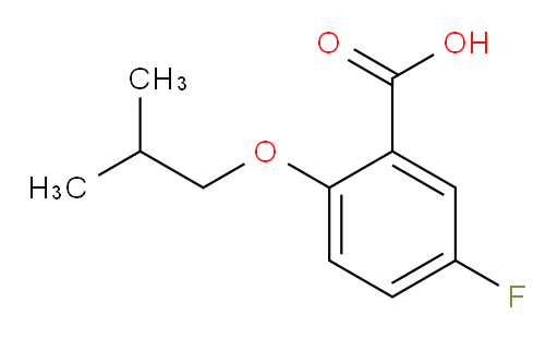 5-fluoro-2-isobutoxybenzoic acid