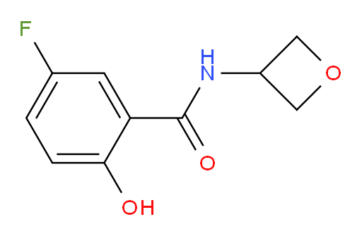 5-fluoro-2-hydroxy-N-(oxetan-3-yl)benzamide
