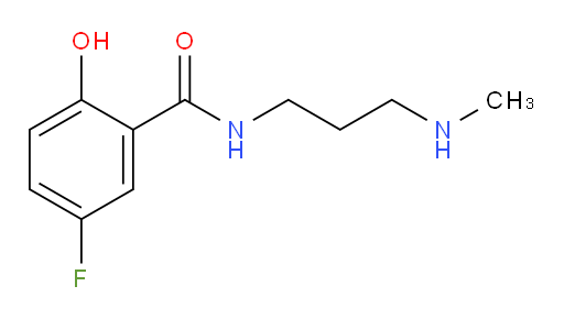 5-fluoro-2-hydroxy-N-(3-(methylamino)propyl)benzamide
